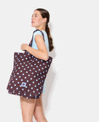 Tote bag en toile motif pois