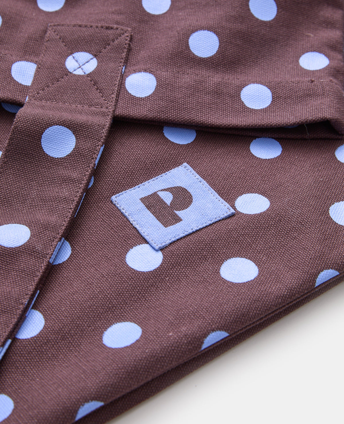 Tote bag en toile motif pois