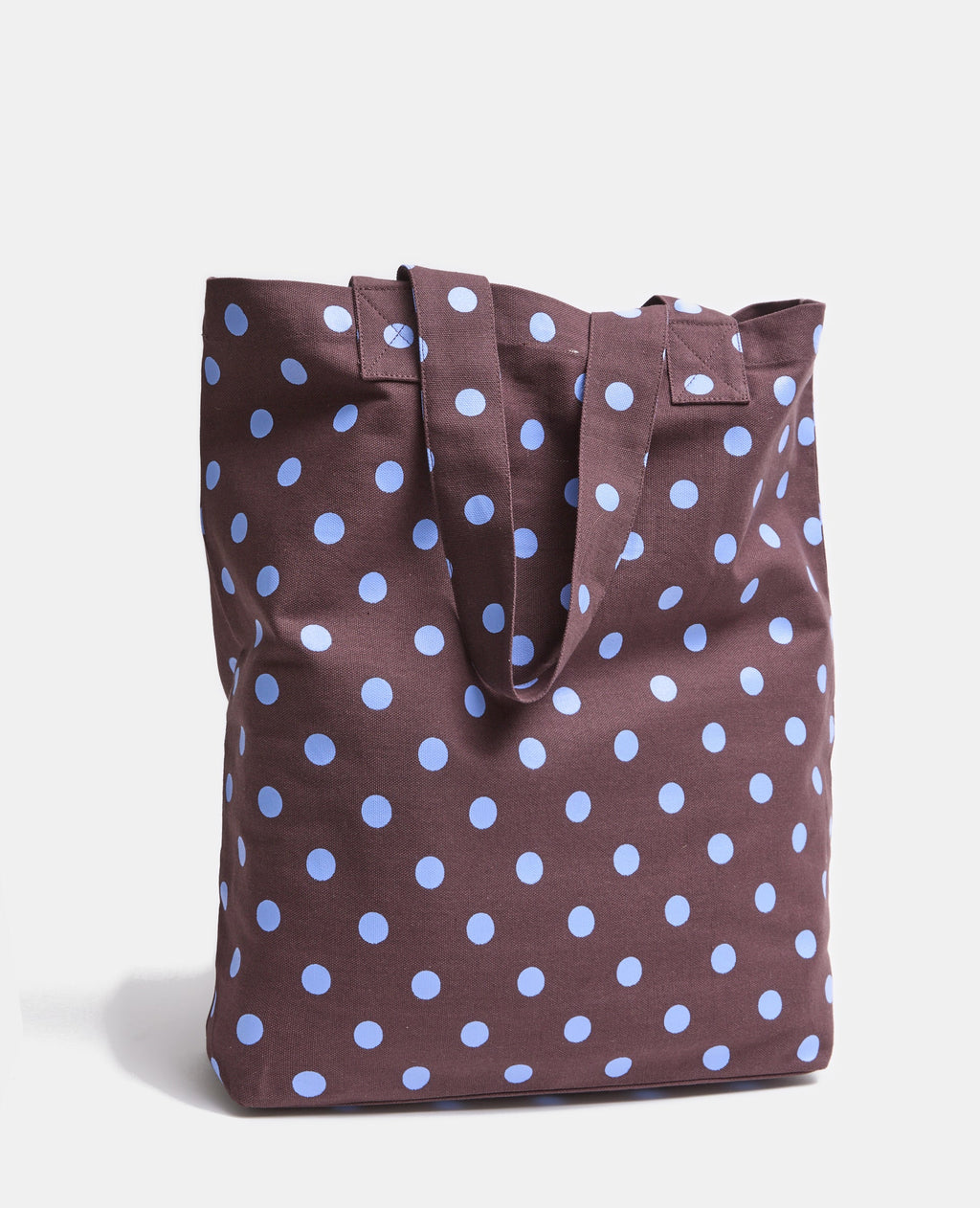 Tote bag en toile motif pois