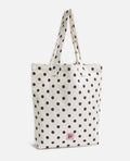 Tote bag en toile avec pois