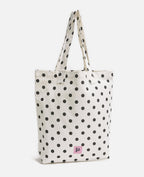 Tote bag en toile avec pois