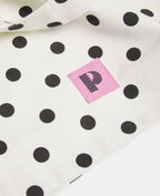 Tote bag en toile avec pois