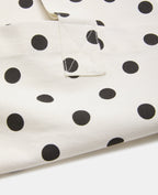 Tote bag en toile avec pois