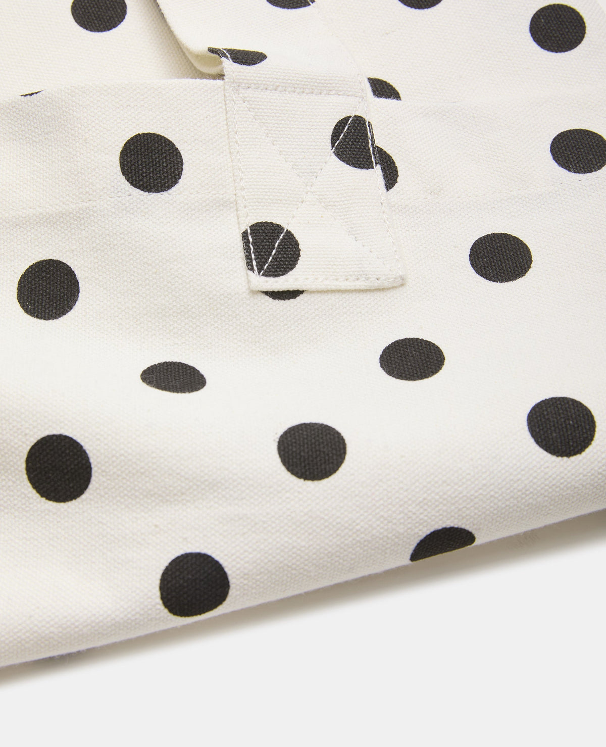Tote bag en toile avec pois