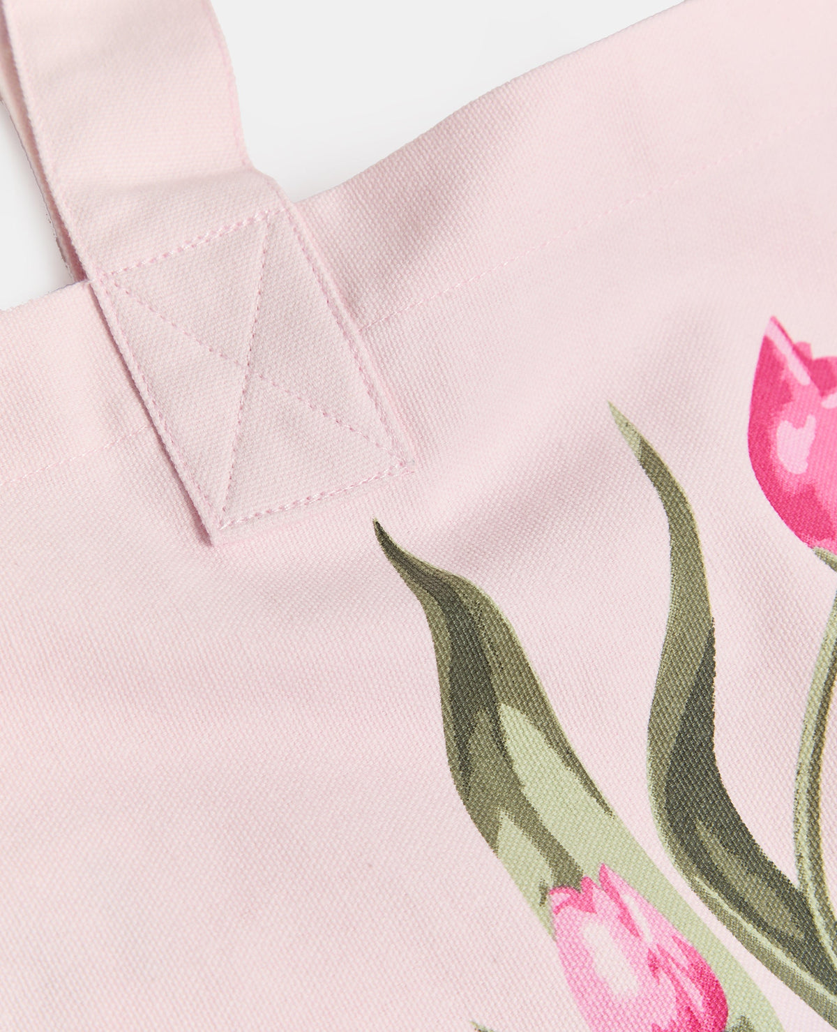 Tote bag en toile avec motifs Tulipes