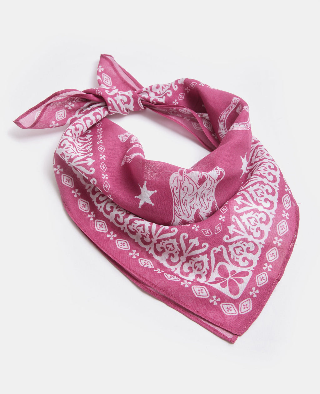 Foulard bandana avec santiags