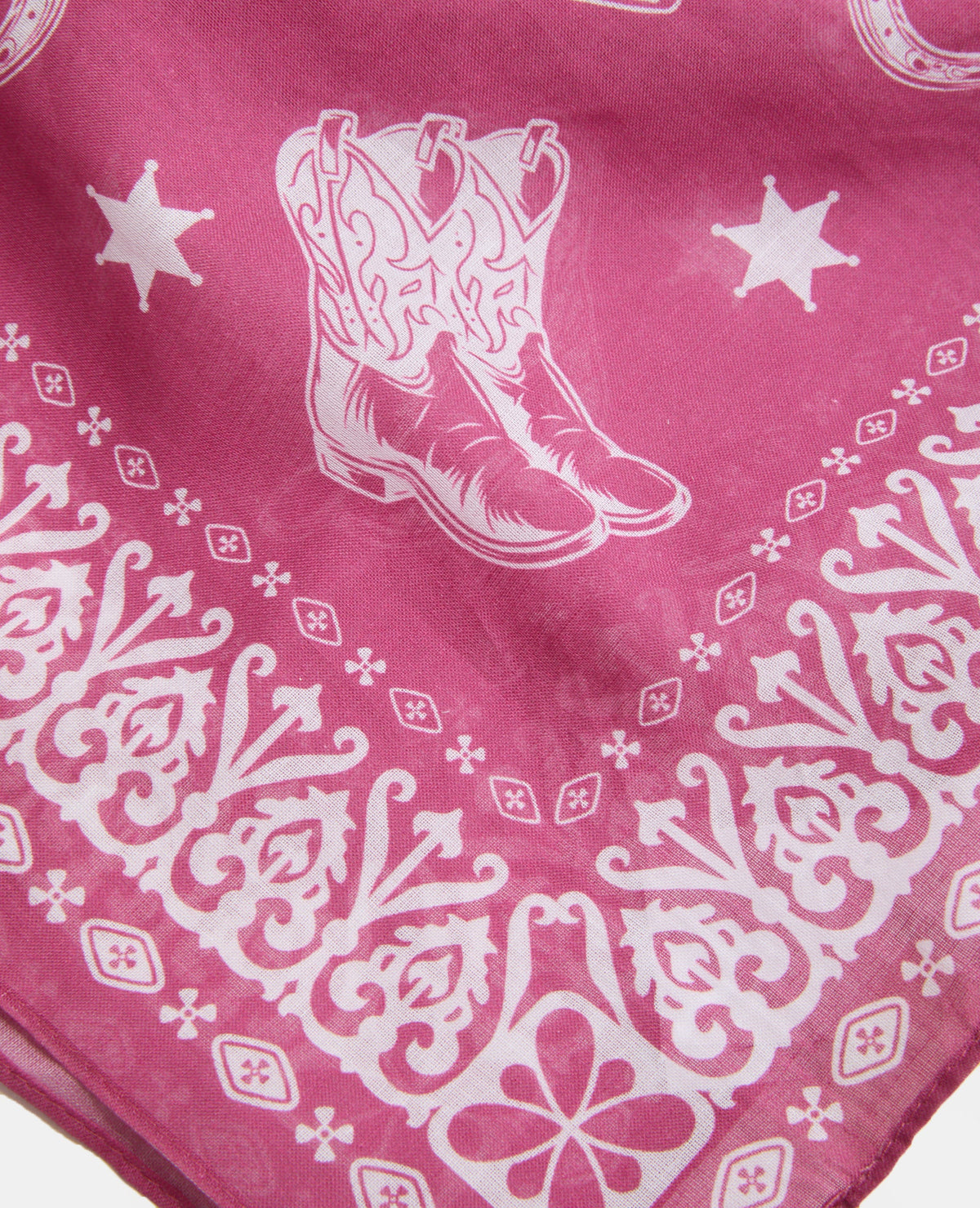Foulard bandana avec santiags
