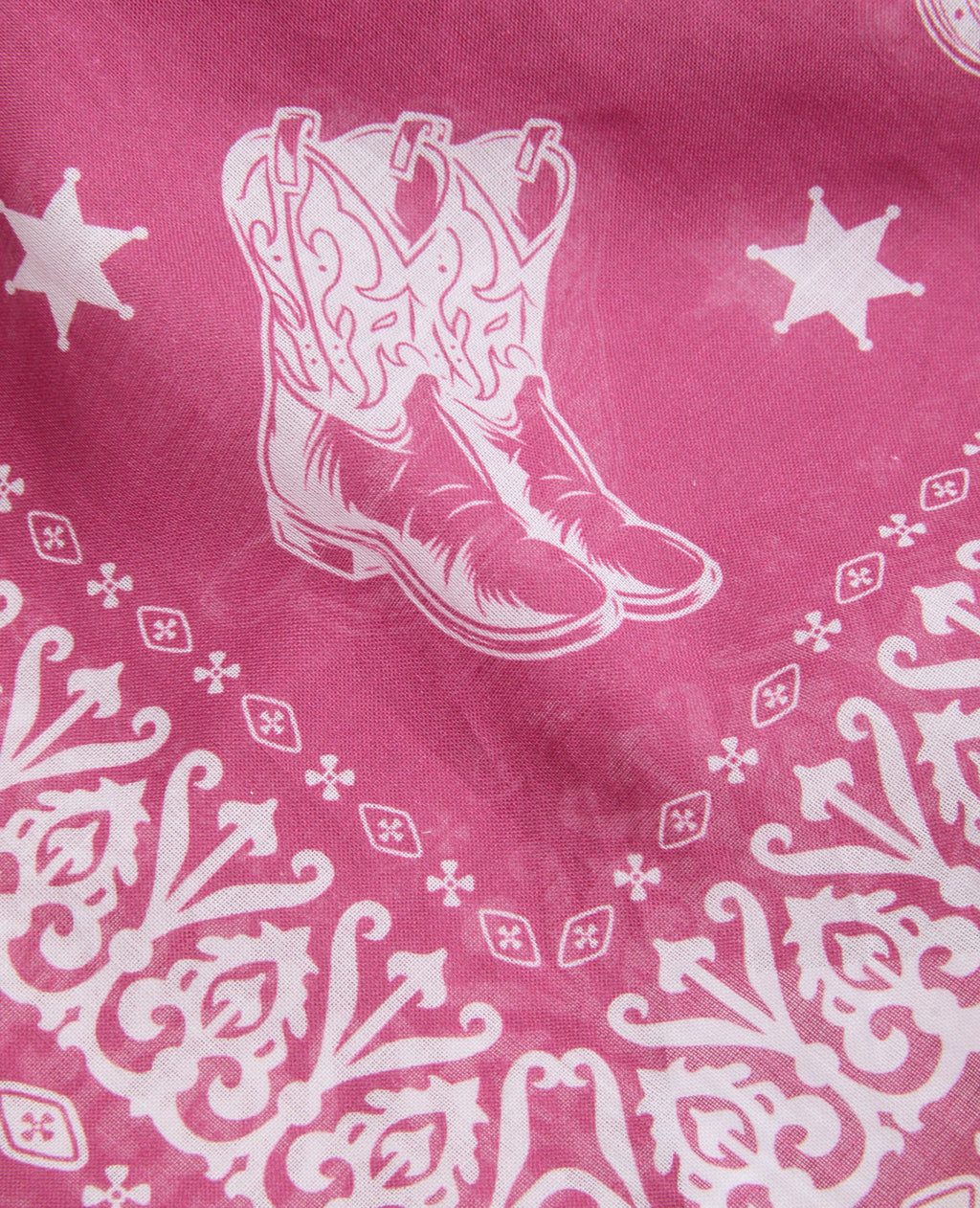Foulard bandana avec santiags