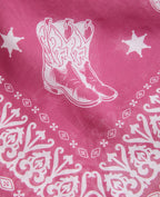 Foulard bandana avec santiags