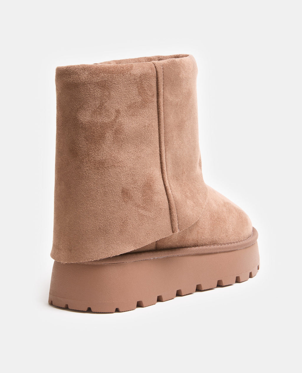 Boots fourrées avec semelles compensées