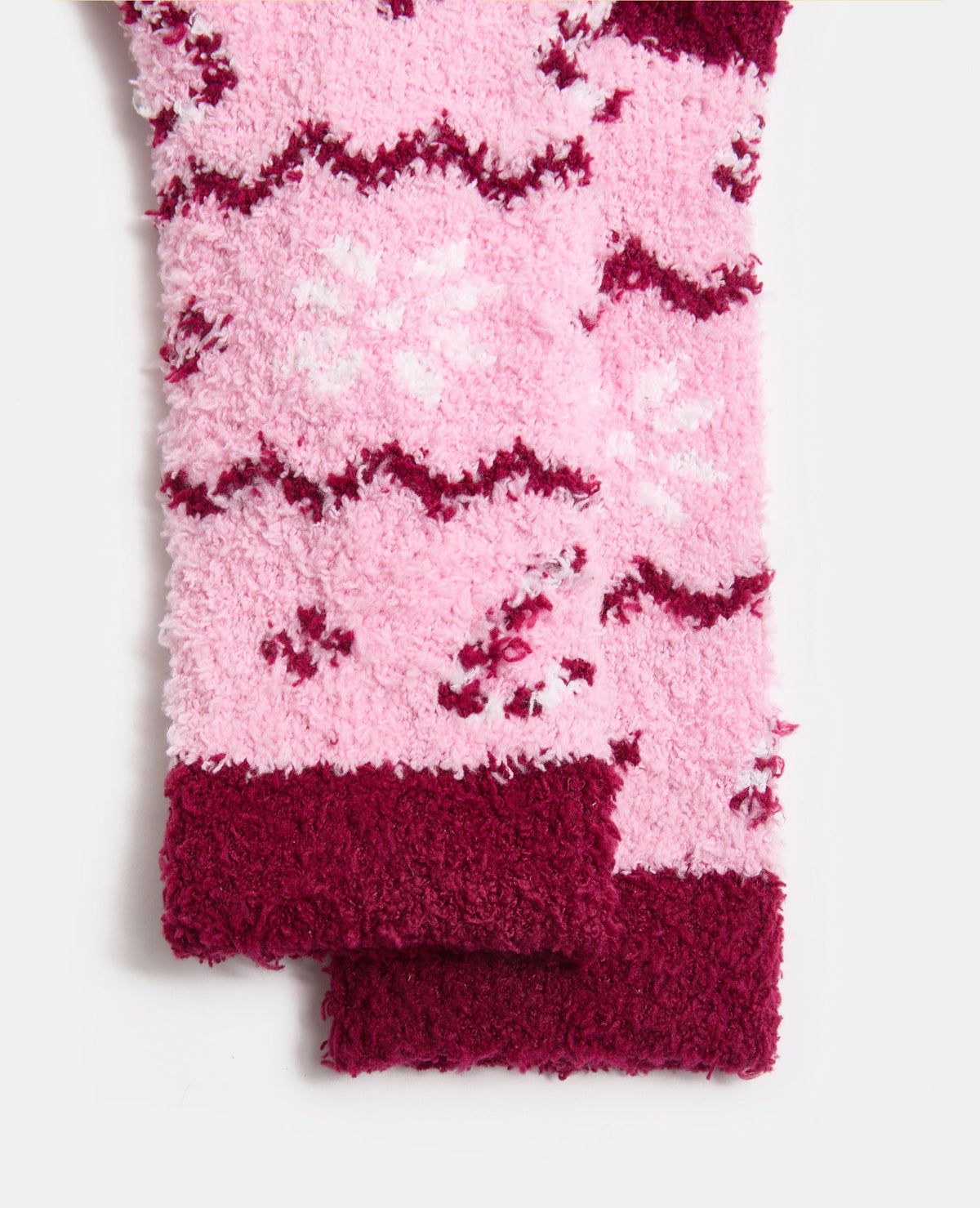 Paire de chaussettes fluffy avec motifs de Noël