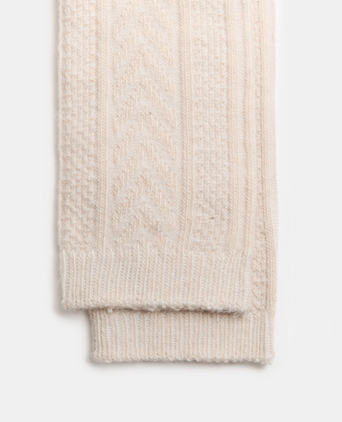 Paire de chaussettes hautes en maille fantaisie