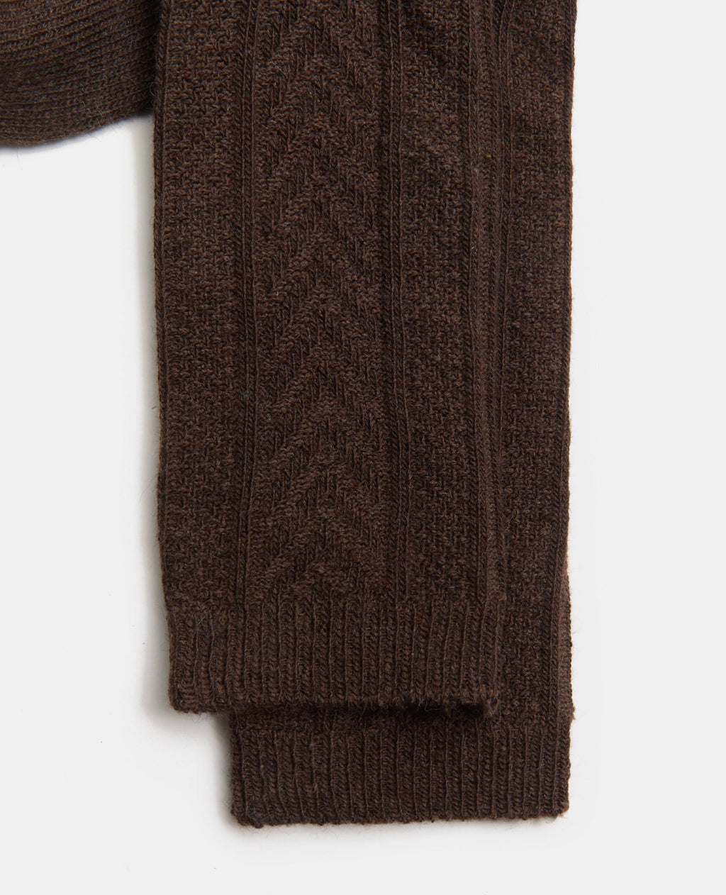 Paire de chaussettes hautes en maille fantaisie