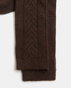 Paire de chaussettes hautes en maille fantaisie