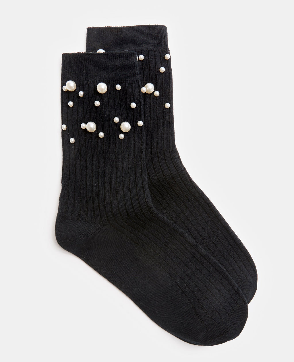 Paire de chaussettes avec perles