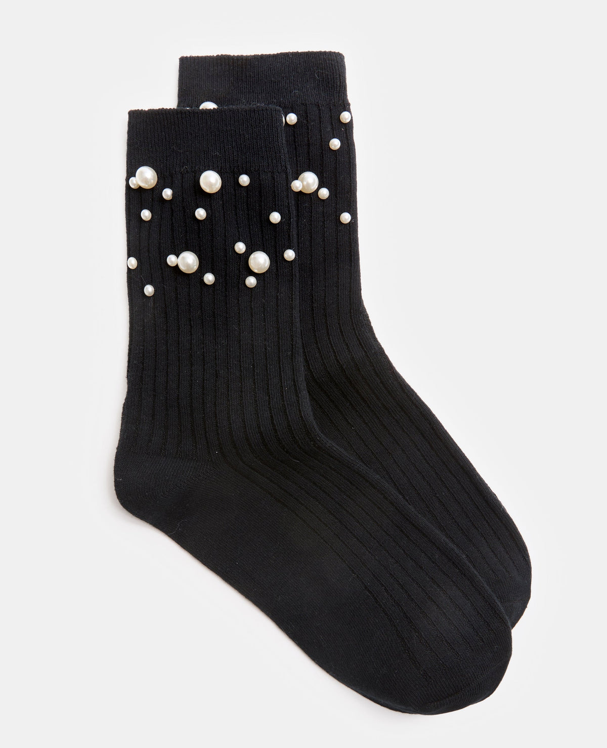 Paire de chaussettes avec perles