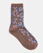 Paire de chaussettes avec fleurs