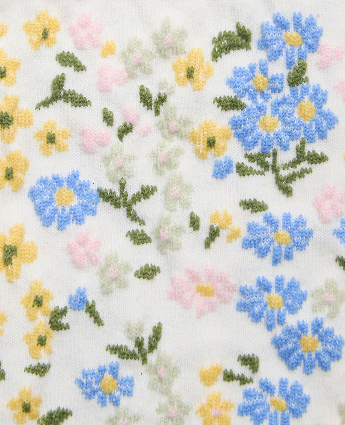 Paire de chaussettes avec fleurs