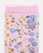 Paire de chaussettes avec fleurs