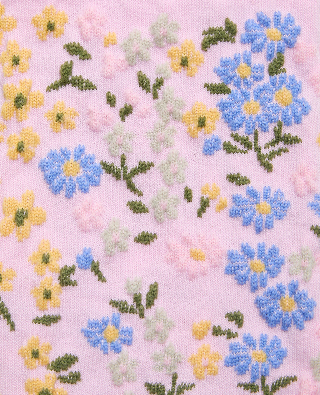 Paire de chaussettes avec fleurs