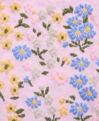 Paire de chaussettes avec fleurs