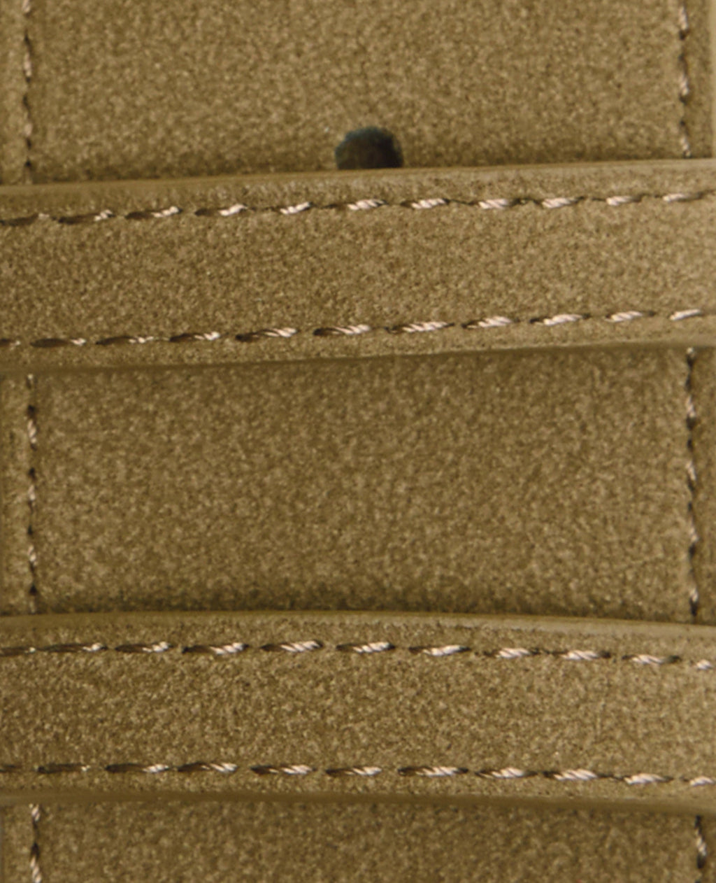 Ceinture large aspect suédine avec boucle ovale