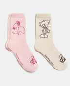 Lot de 2 paires de chaussettes Diddl