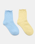 Lot de 2 paires de chaussettes avec pois