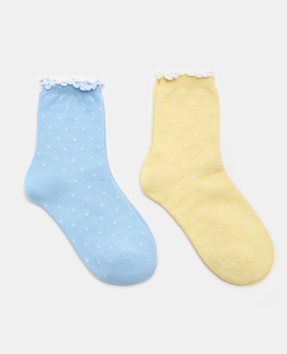 Lot de 2 paires de chaussettes avec pois