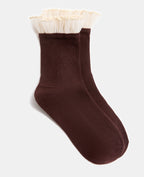 Paire de chaussettes avec froufrous