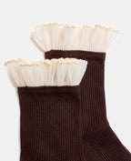 Paire de chaussettes avec froufrous