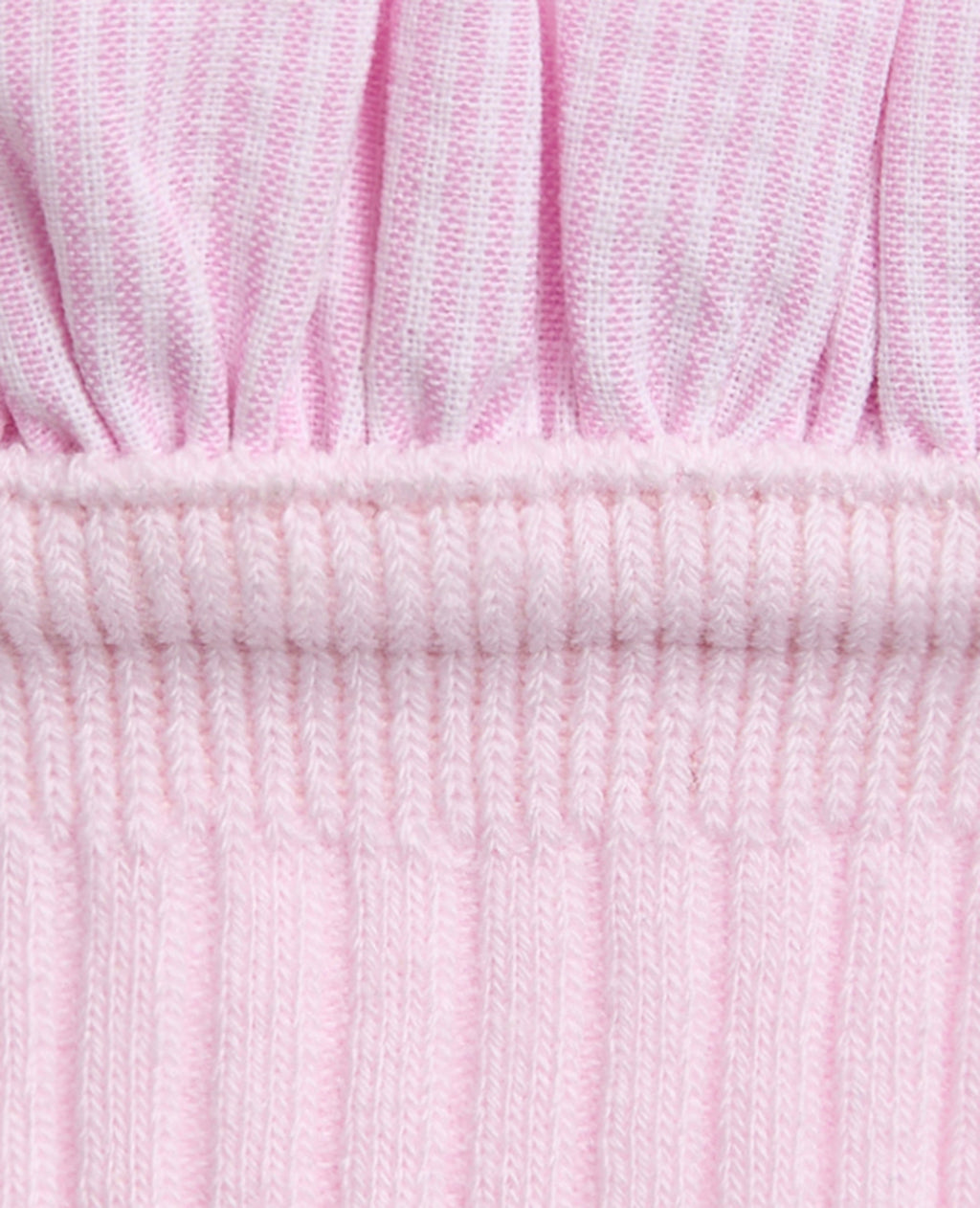 Paire de chaussettes avec froufrous rayés