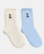 Lot de 2 paires de chaussettes avec santiags