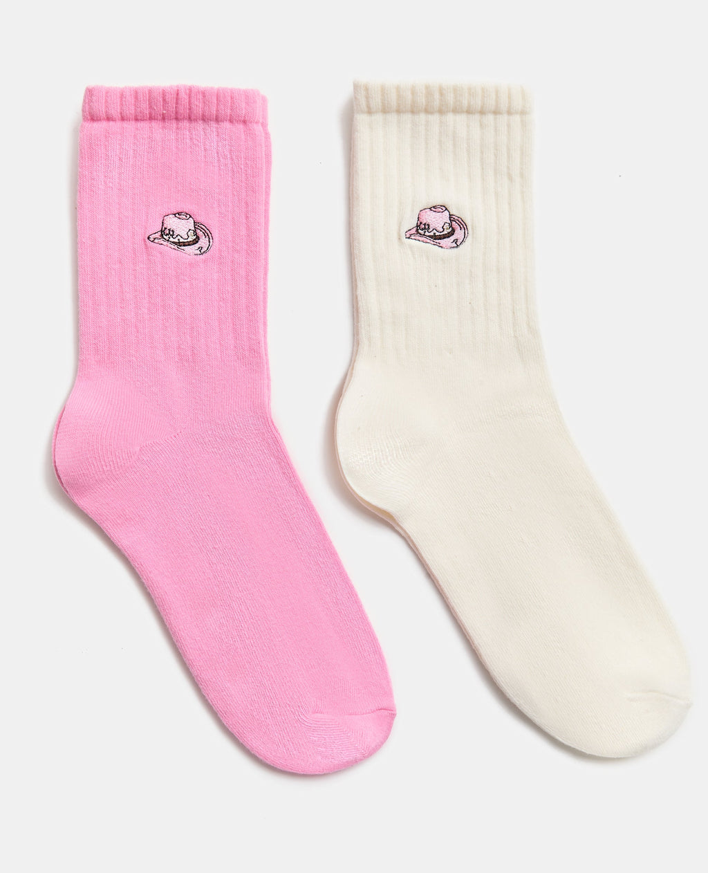 Lot de 2 paires de chaussettes avec chapeau cowboy