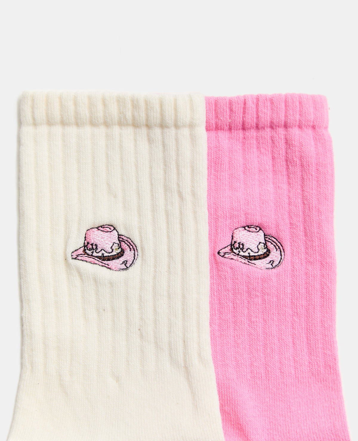 Lot de 2 paires de chaussettes avec chapeau cowboy