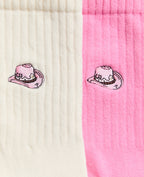 Lot de 2 paires de chaussettes avec chapeau cowboy