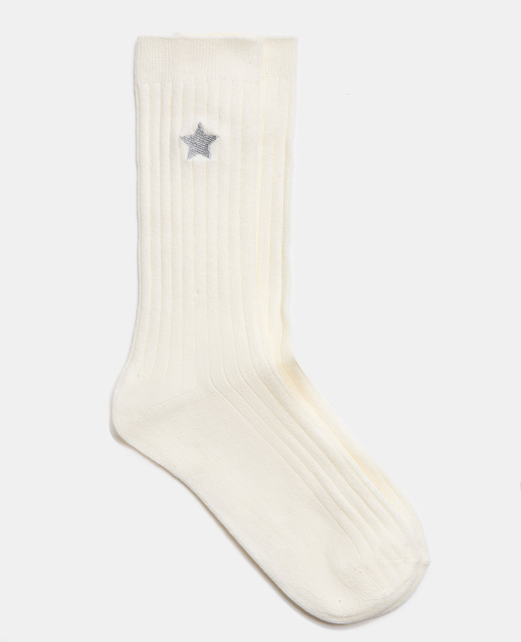 Paire de chaussettes avec broderie étoile