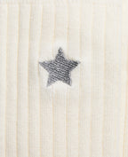 Paire de chaussettes avec broderie étoile