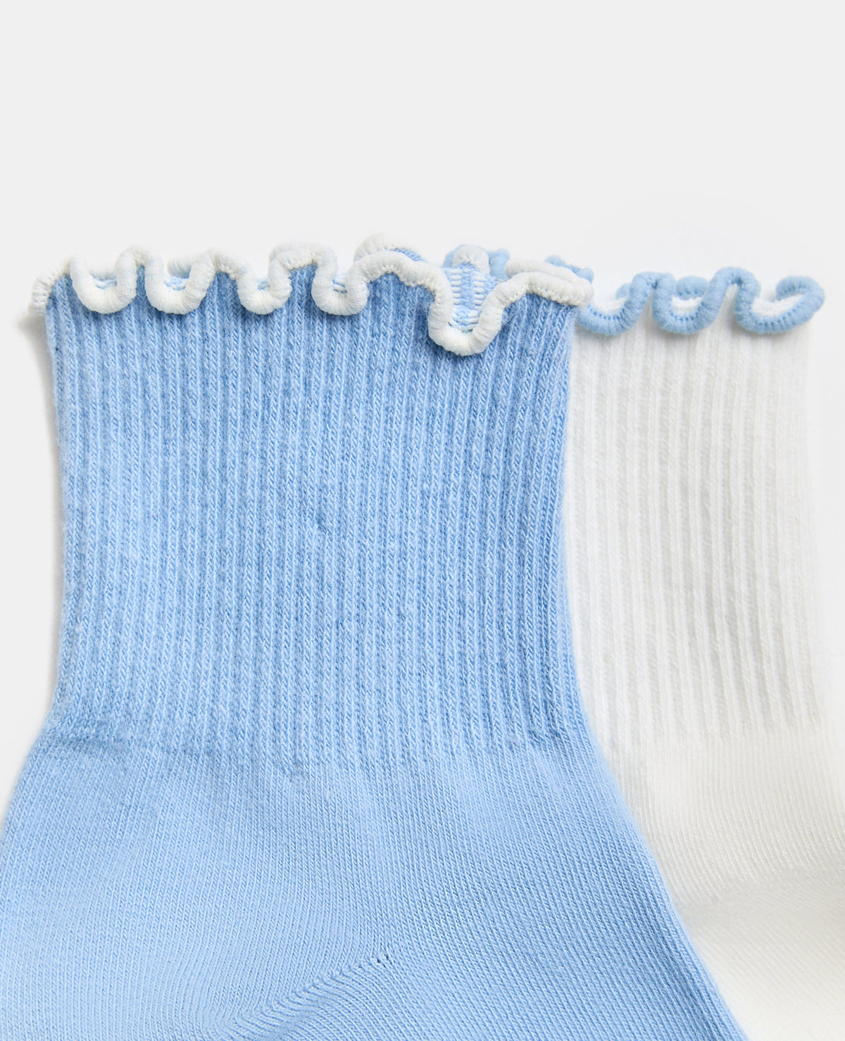 Lot de 2 paires de chaussettes avec froufrous