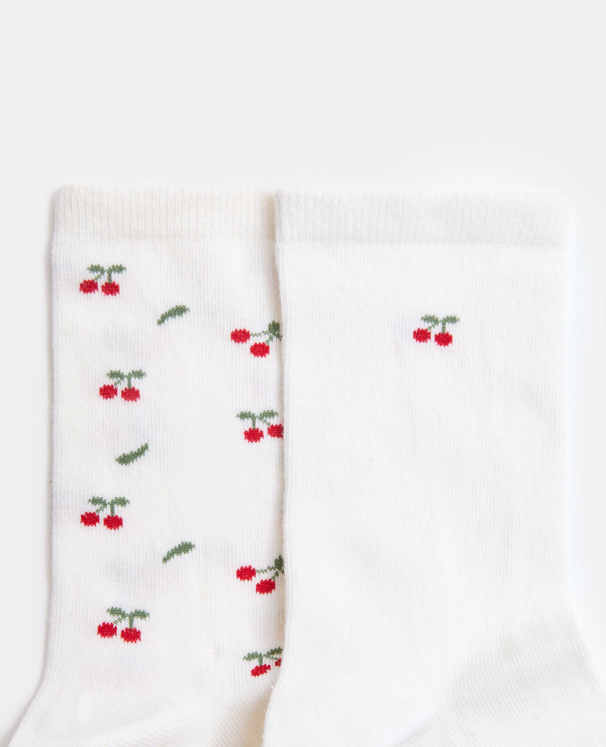 Lot de 2 paires de chaussettes cerises