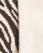 Lot de 2 paires de chaussettes zèbre