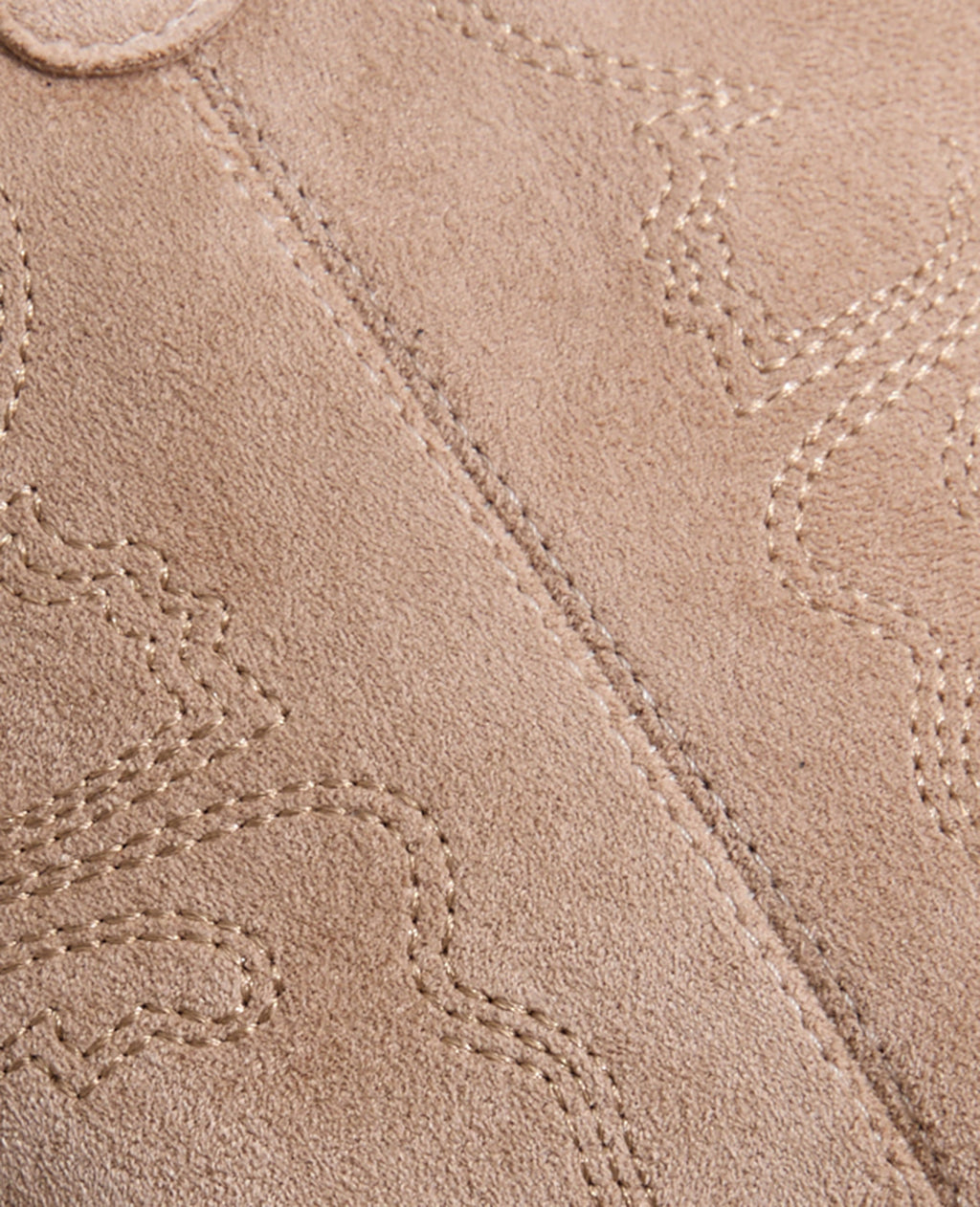 Santiags basses avec broderies et clous