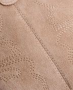 Santiags basses avec broderies et clous