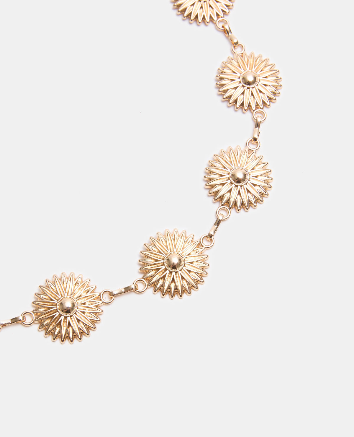 Ceinture chaîne avec soleils