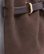 Sac bi-matière avec poignées et bandoulière