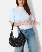 Sac porté épaule avec œillets métalliques
