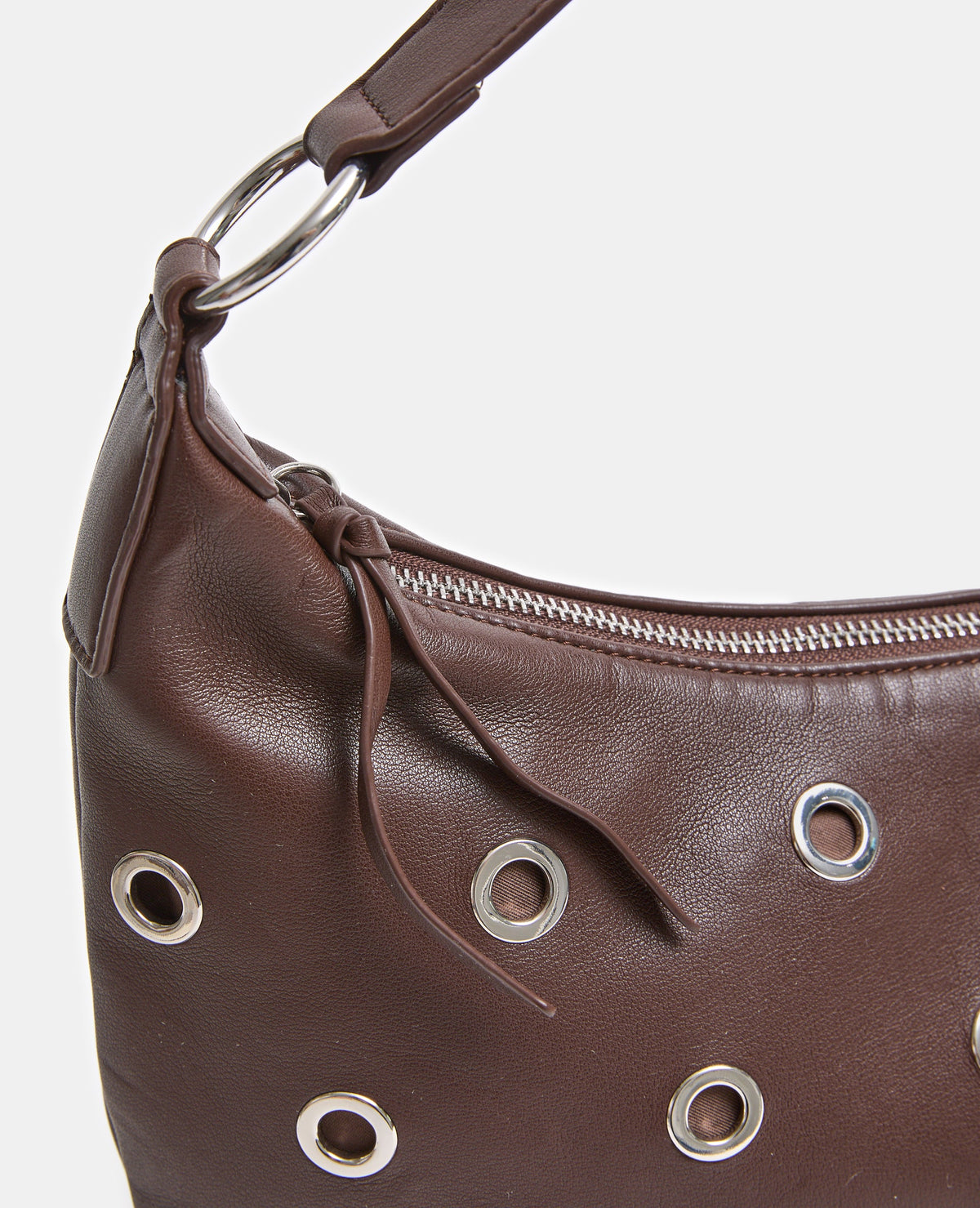 Sac porté épaule avec œillets métalliques