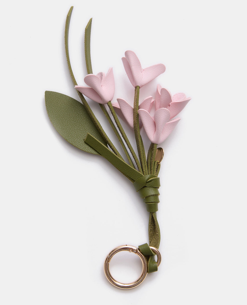 Déco de sac avec fleurs en simili