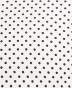 Foulard en satin motif pois
