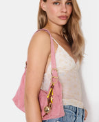 Déco de sac avec soleil, banane, coquillage